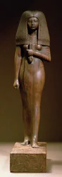 Statuette of the Tuya, head of the harem of Min, New Kingdom